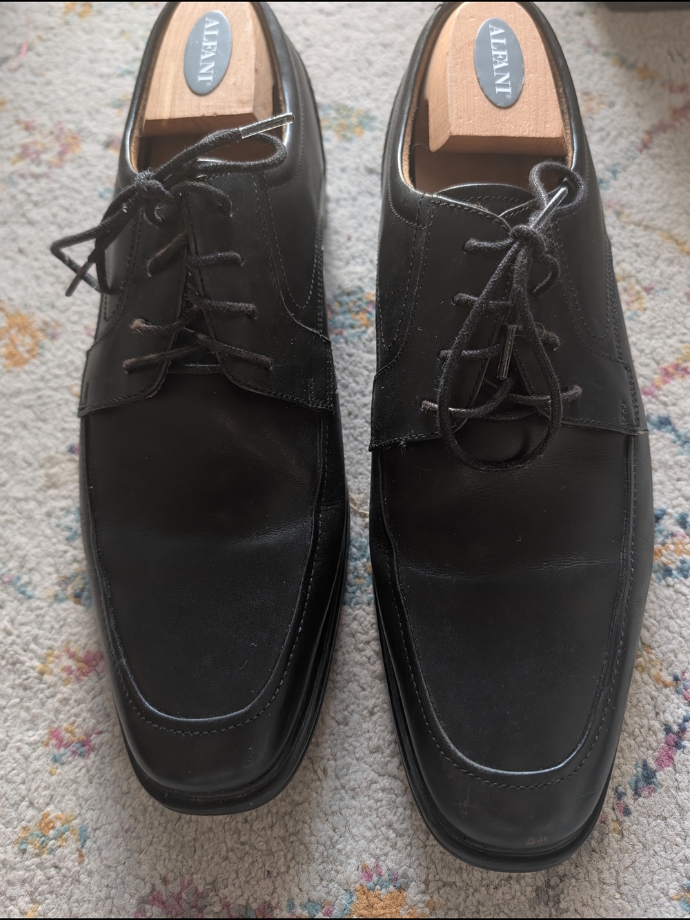Florsheim Men’s Black Lace-Up Dress Shoes